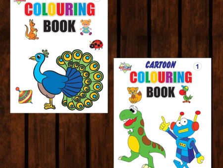 Cartoon Copy Colouring Book for Painting and Colouring (Set of 2 Books) - Part 3 Online