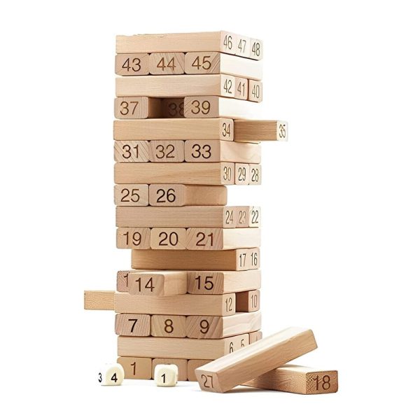 Zenga Wooden Blocks Stacking Balancing Game Supply