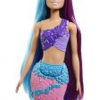 Original 7 in 1 Barbie Dreamtopia Mermaid 2 Toned Hairs With Accessories Supply