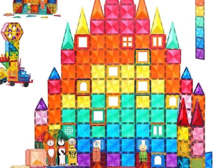 Geltiles Premium 150 Pcs Set Magnetic Tiles Cheap