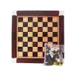 Chess and Ludo 2 in 1 Board Set Wooden Reversible Game Set for Kids & Adults Cheap