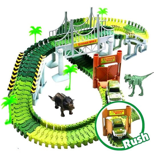 Ultimate Dinosaur 360 Track Set (142 Pieces Set) Online Hot Sale