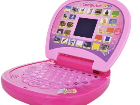 Apple Shape Educational Tablet Toy (Early Educational Learning Machine Toys) - Pink Cheap