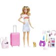 Original Barbie Doll and Accessories Travel Set With Puppy Sale