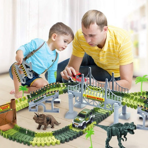 Ultimate Dinosaur 360 Track Set (142 Pieces Set) Online Hot Sale