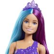 Original 7 in 1 Barbie Dreamtopia Mermaid 2 Toned Hairs With Accessories Supply