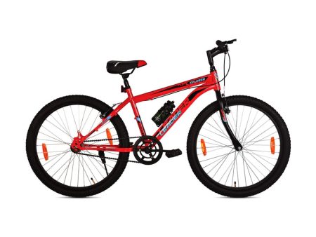 Xplorer MTB 24T Single Speed Mountain Bicycle (Red Black) | 12+ Years (COD Not Available) Discount