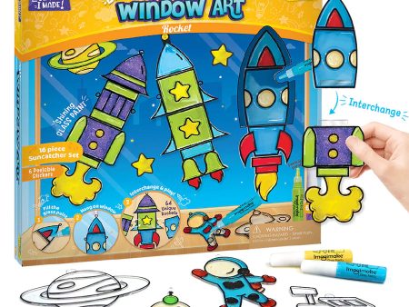 Window Art - Rocket (DIY Craft Kit) on Sale