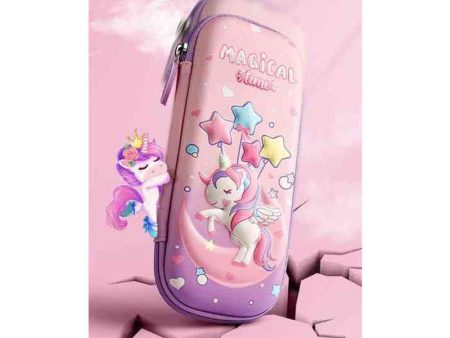 3D Eva Unicorn Pencil Pouch Pink Online Hot Sale