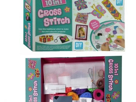 10 in 1 Cross Stitch (DIY Kit) For Discount