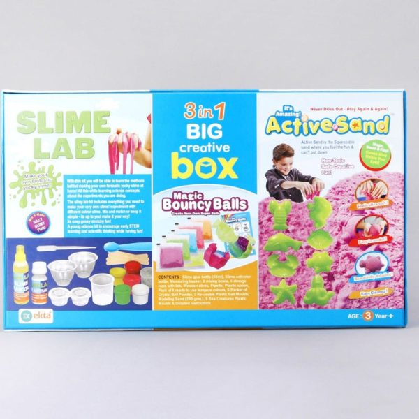 3 in 1 Big Creative Box - Activity Kit Online