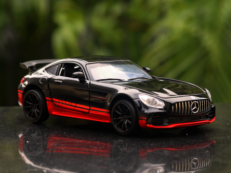 Diecast Mercedes AMG GT Car (3259) with Strips 1:32 (Light & Music) Assorted Colors For Cheap