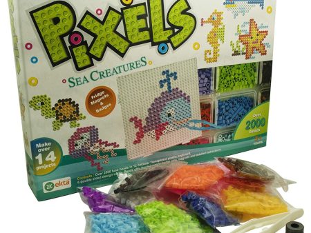 Pixels - Sea Creatures - Activity Kit on Sale