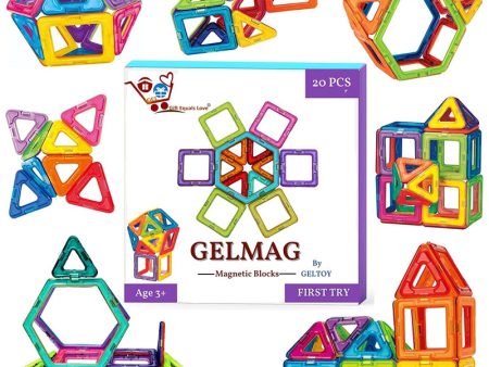 Gel Mag Magnetic Blocks (20 Pcs Set) Cheap