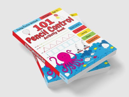 101 Pencil Control Activity Book For Kids: Tracing Practise Book For Sale