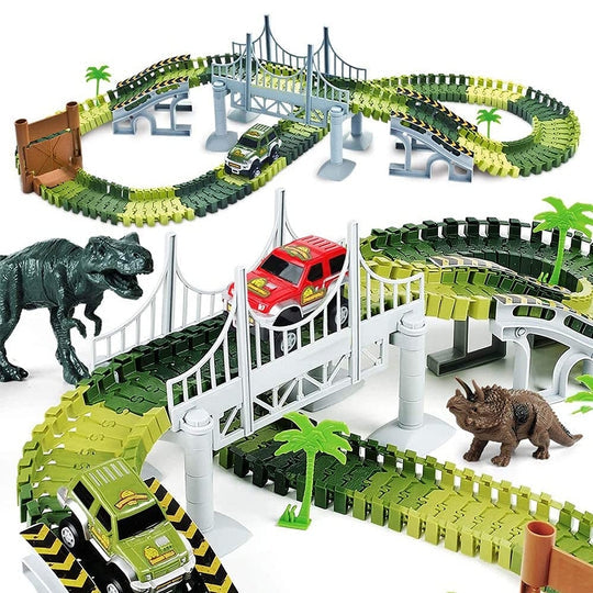 Ultimate Dinosaur 360 Track Set (142 Pieces Set) Online Hot Sale