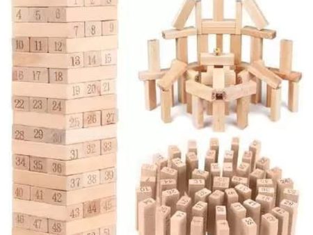 Zenga Wooden Blocks Stacking Balancing Game Supply