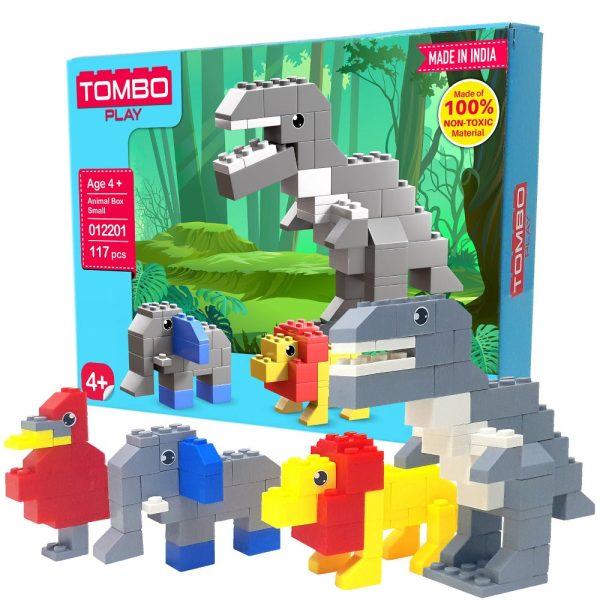 Animal Box Small (Building Blocks Set) - 117 Pieces Online Hot Sale