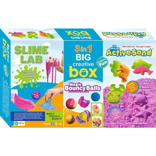 3 in 1 Big Creative Box - Activity Kit Online