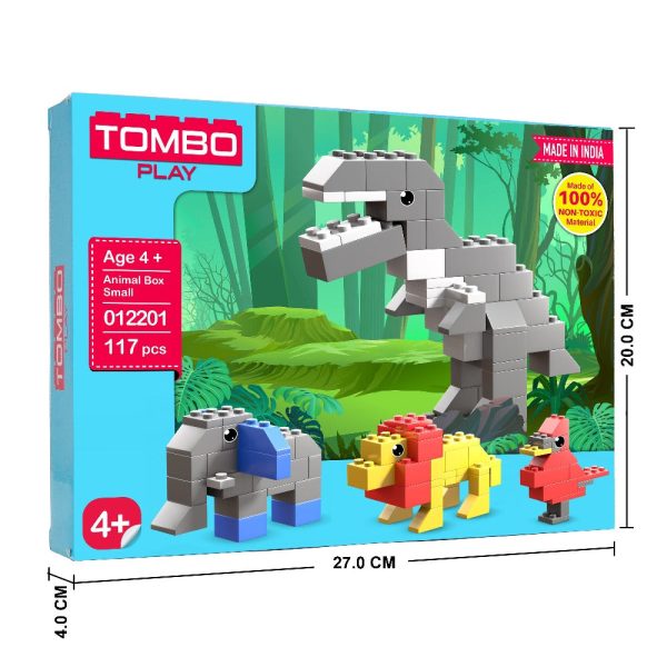 Animal Box Small (Building Blocks Set) - 117 Pieces Online Hot Sale