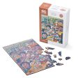 Indian Coffee House - 125 Piece Wooden Jigsaw Puzzle Fashion