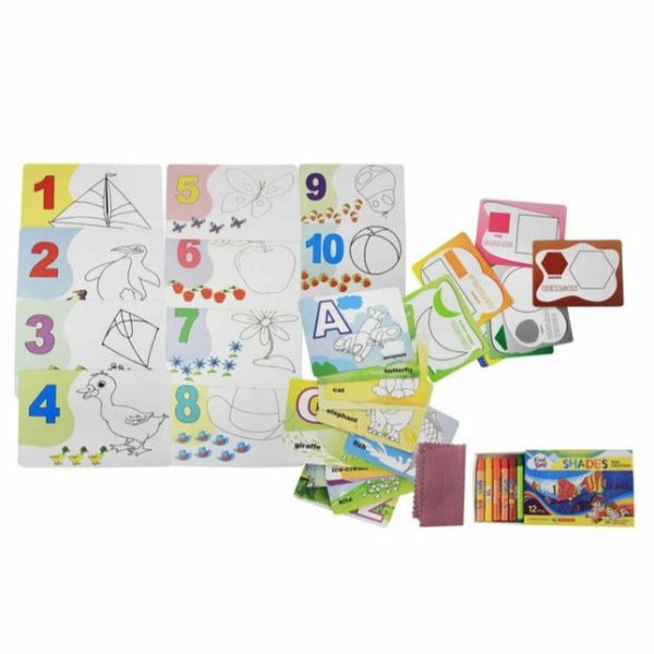 4 in 1 Colour & Wipe Set - Reusable Cards Supply