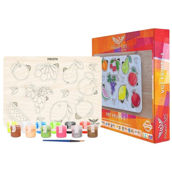 Fruits Wooden Puzzle Set (1) Cheap