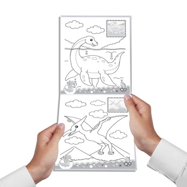 Dinosaurs- It s Colour time with Stickers : Children Drawing, Painting & Colouring Book Online now