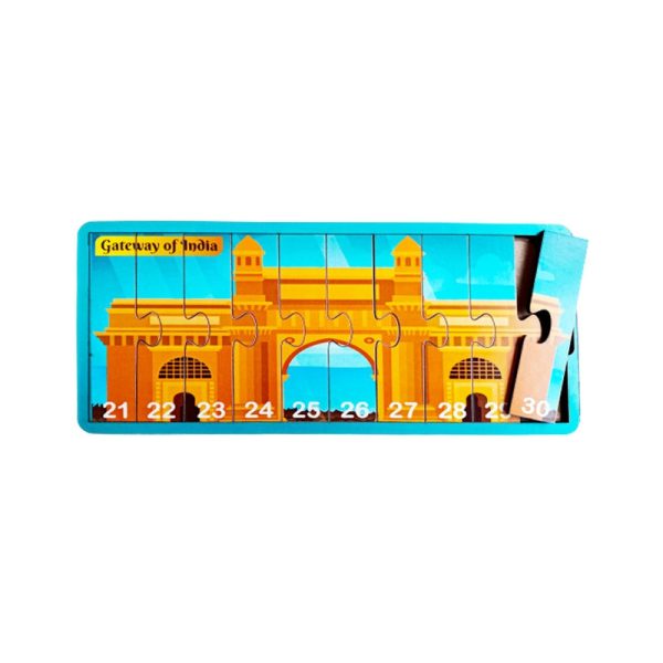 1-50 Numbers Monuments Jigsaw Strip Puzzle For Cheap