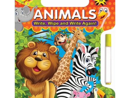 Write and Wipe Book - Animals Online Sale