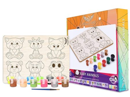 Baby Animals Wooden Puzzle Set For Discount