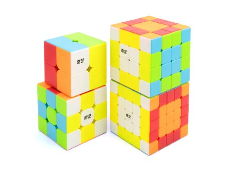 2x2 3x3 4x4 & 5x5 Stickerless Speedcube Puzzle for Kids & Adults Magic Speedy Stress Buster Brainstorming Puzzle Cube (Multicolor) Combo Set Discount