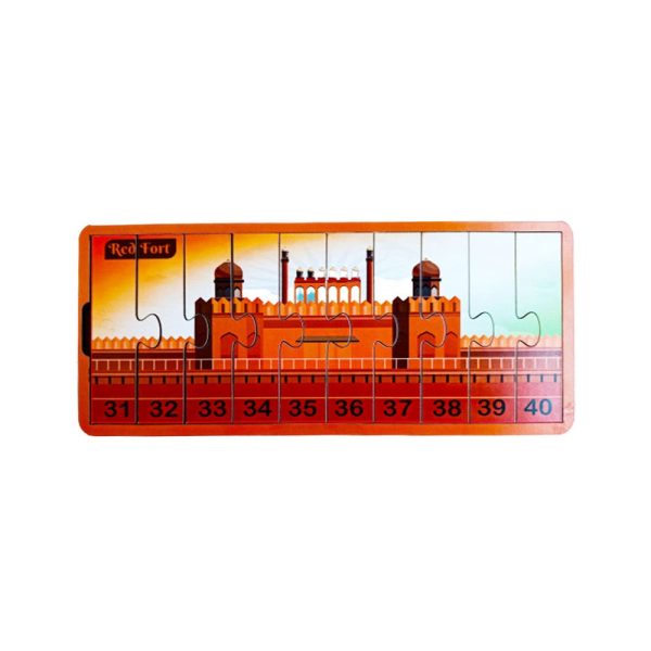 1-20 Numbers Monuments Jigsaw Strip Puzzle Online now