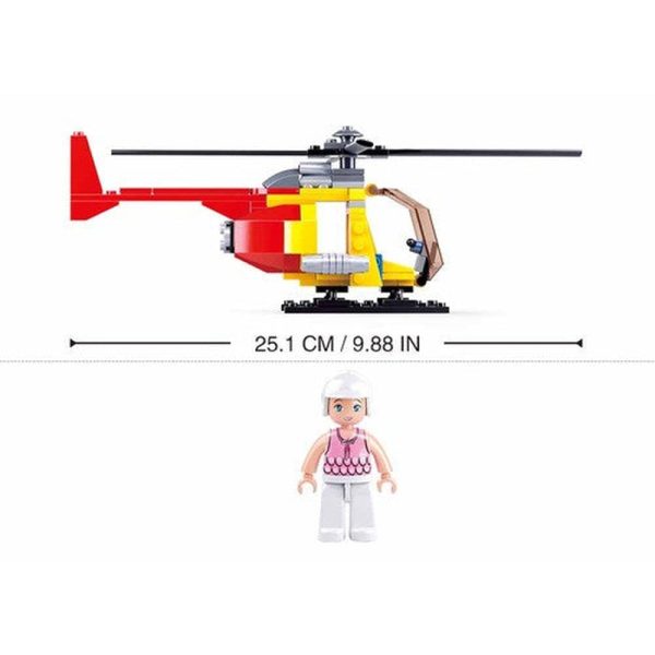 Aviation III - Helicopter Building Block Set (100 Pcs) Sale