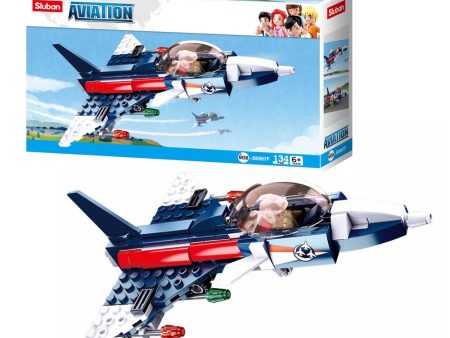 AVIATION-III PERFORMANCE PLANE Building Blocks For Children ( 134 Pieces) Online now