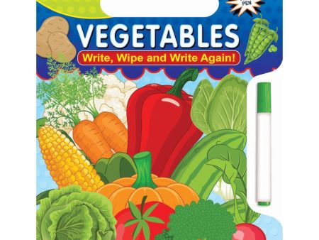 Write and Wipe Book - Vegetables For Cheap