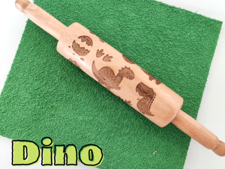 Dino Theme Play Dough Rolling Pin For Kids For Discount