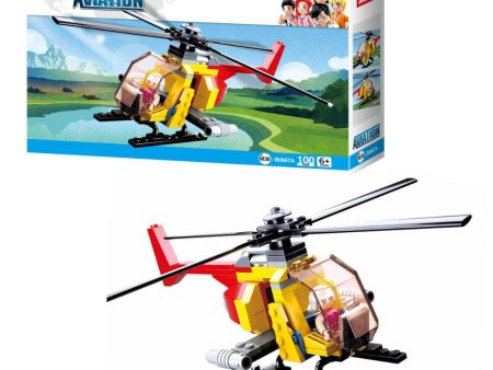 Aviation III - Helicopter Building Block Set (100 Pcs) Sale