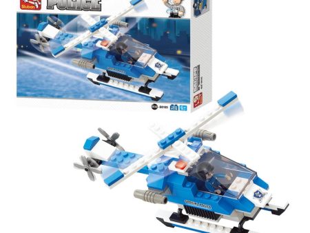 Special Police Helicopter  Building Blocks Set (133 pcs) Sale