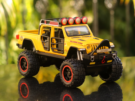 Diecast Rubicon Jeep Model Car with Light & Sound (Scale: 1:32) ( Assorted Colors) Cheap