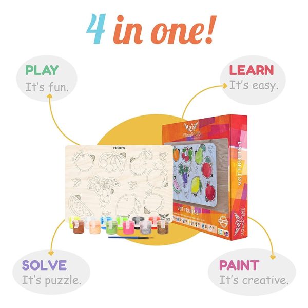 Fruits Wooden Puzzle Set (1) Cheap