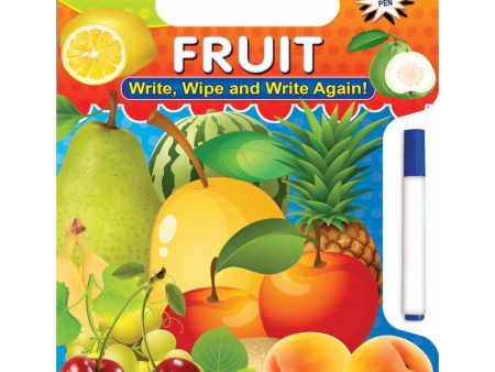 Write and Wipe Book - Fruit Hot on Sale